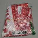 Horaldaily Christmas Tablecloth 60x60 Inch Square, White Deer Trees Red Washable Table Cover for Party Picnic Dinner Decor