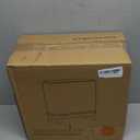 Bathroom Trash Can with Lid, Vacuum Adsorption Small Garbage Can 3.2 Gallon Press Top Lid Trash Bin with Legs Waterproof Waste Basket for Bathroom Bedroom Office Home RV