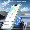 Hocase for iPhone 13 Pro Max/12 Pro Max Case, with Magnetic Ring Stand [Compatible with MagSafe] [Military Grade Protection] Slim Shockproof Translucent Protective Phone Case - Teal