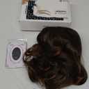 REEWES 70s Farrah Fawcett Wig - Vintage Synthetic Full Wig, Feathered Style for Women - Brown