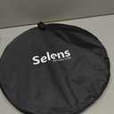 Selens Pop Up Backdrop Collapsible Background 2-in-1 Backdrop with Carry Bag, for Photo Studio Portrait Video Conference Vlog YouTube Live Streaming,Blue Grey, 39x59/1x1.5m