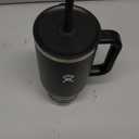 Hydro Flask 40 Oz Travel Tumbler with Handle, Lid and Straw - Insulated Stainless Steel in Black