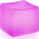 Sensory Stress Cube  High-Density Gel Filled Squishy Toy with Matte Texture for Kids & Adults, Stress and Anxiety Relief Fidget, Autism-Supportive, 1-Pack in Purple