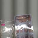 Purple French Tip Press on Nails Flower Fake Nails Short Almond False Nails with Design Nude Glue on Nails Glossy Artificial Acrylic Full Cover Lilac Floral Stick on Nails for Women Manicure 24Pcs