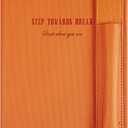 KetA Lined Notebook with Pen Holder, College Lined Journal, Premium Thick Paper, A5, 5.9 x 8.4 inch, 192 pages Dream Notebook (Orange)