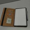 Case for Samsung Galaxy Tab A11 / Tab A9 8.7-Inch 2025/2023, Pencil Holder Flip Wallet Leather Shockproof Tablet Cover, Purple Lotus