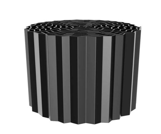GarveeLife Galvanised Metal Lawn Edging – Flower Bed Borders Mowing Edge Flower Bed Edging Palisade Weatherproof (600 cm L x 20 cm H)