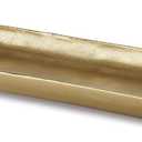 Signature Design by Ashley Posy Contemporary Decorative Metal Serving Tray with Handles, Display Only, Not Food Safe, Cast Aluminum, 24" Length, Gold Finish