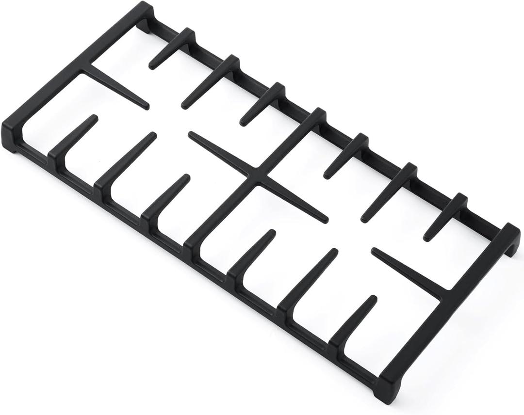 WB31X27150 Center Grate Replacement for GE Stove Grate JXGRATE1 WB31X24737 Cast Iron General Electric Gas Range Grate 19.3" x 9.1'' Surface Burner Grate GE Cooktop Parts Stove Top Grate, 19.3"L x 9.1''W x1.52''H