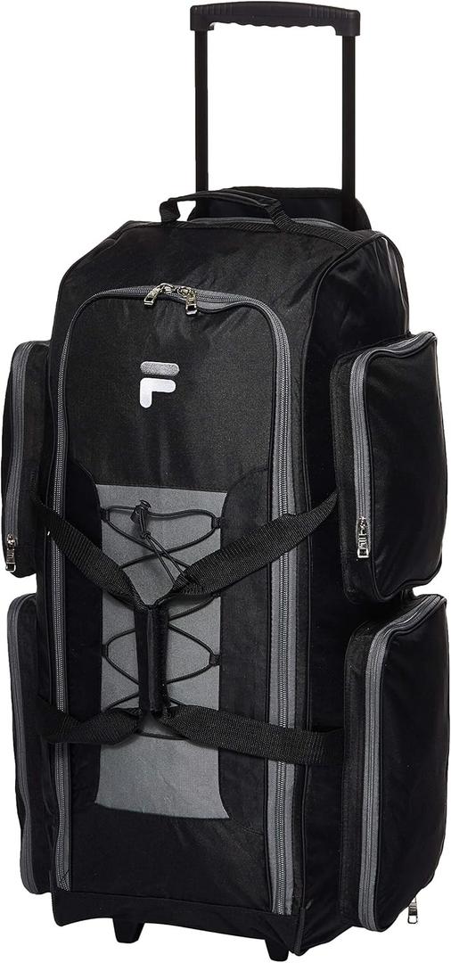Fila 32" Large Lightweight Rolling, Black, One Size