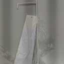 Magnetic Hanger Organizer Stacker, Strong Magnetic Hanger Holder for Laundry Room Washer, Capacity Upgrade Hangers Storage Rack for Adult or Child Clothes Hangers White 1Pack