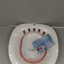 RUGUO Sitz Bath for Toilet Seat - Yoni Steam Seat - Sitz Bath for Hemorrhoids and Postpartum Care - Portable Bidet BPA Free - Foldable Basin for Epsom Salt Soak - Pink