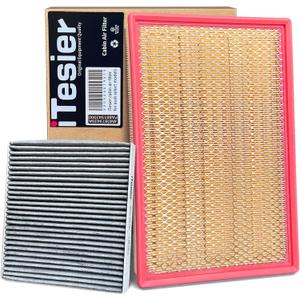 Cabin Engine Air Filter kit for 2011-2024 Ram 1500 (NOT FOR 6.2L TRX), Ram 1500 Classic (2019-2024), for Dodge Ram 1500 Select Models, Replaces 68441763AA, 68406048AA