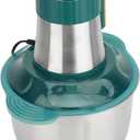500W Electric Food Processor 5L Stainless Steel Large Capacity Multifunctional with for Home Kitchen (Green)