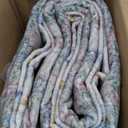 6x9 Washable Non-Slip Area Rug for Living Room, Dining Room, Bedroom Home Office-Floral Vintage Farmhouse Non-Shedding Distressed Low Pile Area Rug (Beige,6x9)