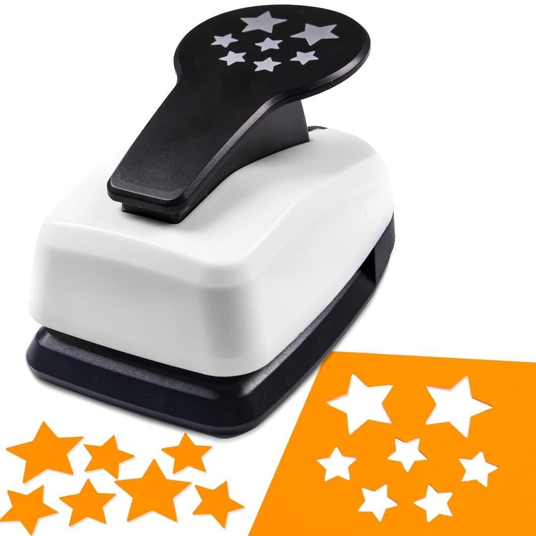 Star Hole Punch, Star Paper Punch, StarPunches, Shape Hole Punches, Stars Craft Puncher, Paper Shape Puncher, PaperPunchers for Crafting Shapes, Stars Lever Punchers for Scrapbooks