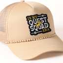 in My Quest Squad Era Patch 3 Inches Funny Dragon Fourth Wing Bookish Humor Iron On/Sew On Embroidery Fabric Applique Patches for Trucker Hats Clothes Backpack DIY Accessories Gifts for Friends Mom