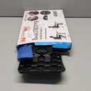 Back Stretcher, 3 Level Adjustable Lumbar Back Cracker Board, Relief for Lumbar Area Pain, Scoliosis Aid, Spine, Herniated Disc, Lumbar Support Board, Extra NBR Pad & Silicone Pad (Blue)