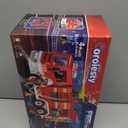 Large Fire Truck Toy with 2 Firefighters & Rescue Tools, Lights & Siren Sounds, Assemble & DIY Fire Rescue Truck Vehicle Toy for Boys Girls Christmas Birthday Gifts Kids Toys for 3 4 5 6 7 8 Years Old