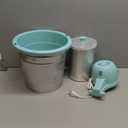 Elite Gourmet EIM-308L 4 Qt. Electric Motorized Maker Ice & Rock Salt, 4Qt. Freezing Canister, Creamy Ice Cream, Gelato, Frozen Yogurt, or Sorbet, Recipe Booklet, 4 Quart, Mint