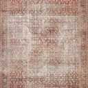 Loloi Layla Collection LAY-11 Cinnamon/Sage 2'-3" x 3'-9" .13" Thick Accent Rug, Soft, Durable, Vintage Inspired, Distressed, Low Pile, Non-Shedding, Easy Clean, Printed, Living Room Rug
