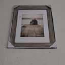 Malden International Designs matted Frame, 14.5 (W) x 17.5 (H) x 0.59 (D), Silver and Bronze