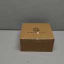 Birchland  Double Wall Glass Coffee or Tea Cup with Lid, Insulated, 12 oz, Set of 2