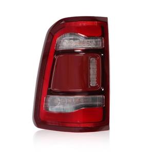 Jecoupoon Driver Side Tail Light Assembly W/Blind Spot Compatible with 2019-2023 RAM 1500 Rear Lamp Taillight Red Trim 68262531AB 68262531AC (Left)