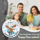 2 x Funny Hanukkah Ornaments 2025 - Spiritual Gifts for Women, Jewish Reindeer Christmas Ornament for Kids, Hanging Decor for Hanukkah Decorations Tree, Gifts for Jewish Men Friends Neighbors Mom Coworker