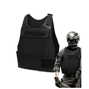 BEAUTI4U DURABLE CORDURA TACTICAL MILITARY VEST FOR MEN  ADJUSTABLE AIRSOFT VEST WITH MULTIFUNCTIONAL POCKETS, IDEAL FOR OUTDOOR TRAINING, HUNTING, AND COSPLAY