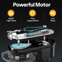 VIVOHOME 3 in 1 Multifunctional Stand Mixer with 6 Quart Stainless Steel Bowl, 650W 6 Speed Tilt-Head Meat Grinder, Juice Blender, Black