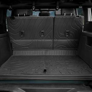 Cargo Mat for 2021-2025 Ford Bronco 4 Door, Full Coverage All Weather Trunk Cargo Liner with Backrest Protectors for Bronco Accessories (Not fit Sport)