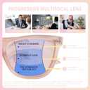 Progressive Reading Sunglasses for Women and Men Spring Hinges Multifocal Readers Sunglasses UV400 Protection