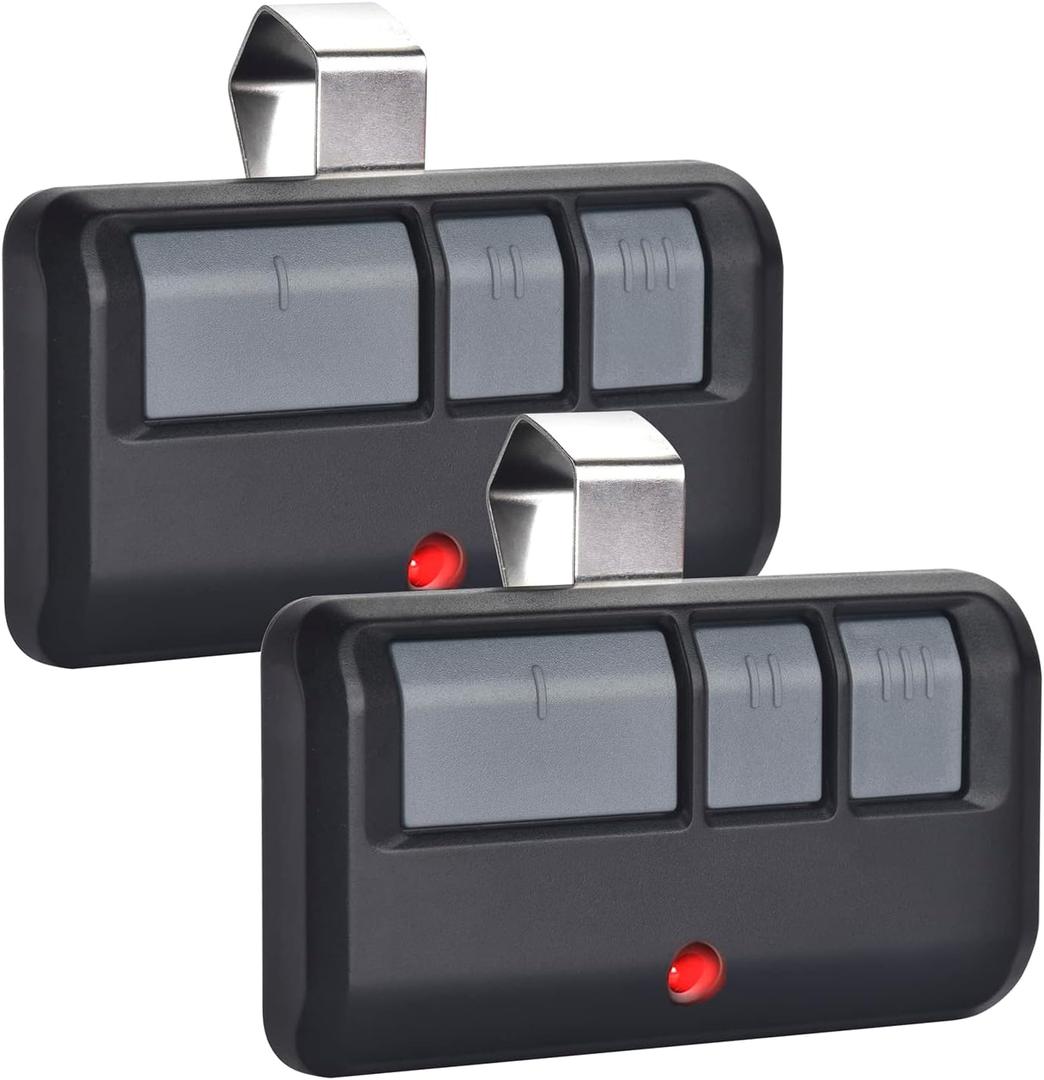 Replacement Compatible with Liftmaster Chamberlain Sears Craftsman 893max Universal Garage Door Opener Remote, 2 Pack