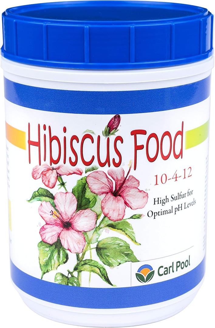 Carl Pool Hibiscus Plant Food 10-4-12 4 Lbs (18 cm)