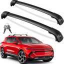 KINGGERI 300lbs Lockable Roof Rack Cross Bars Compatible with Chevy Chevrolet Equinox EV 2024 2025 2026 with Flush Side Rails, Heavy Duty Aluminum Roof Rails Crossbars Luggage Accessories