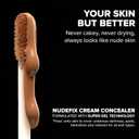 Nudestix NUDEFIX Cream Concealer  Hydrating, Buildable Liquid Concealer for Dark Circles, Redness & Blemishes | Skincare-Infused, Natural Finish | Clean, Vegan & Fragrance-Free