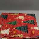 Horaldaily Christmas Flannel Blanket Throw, Christmas Red Tree Soft Fuzzy Plush Cozy Fleece Blankets for Couch Sofa Bed Lounging, Ideal Gifts for Kids Adults Wife Self, 60x80