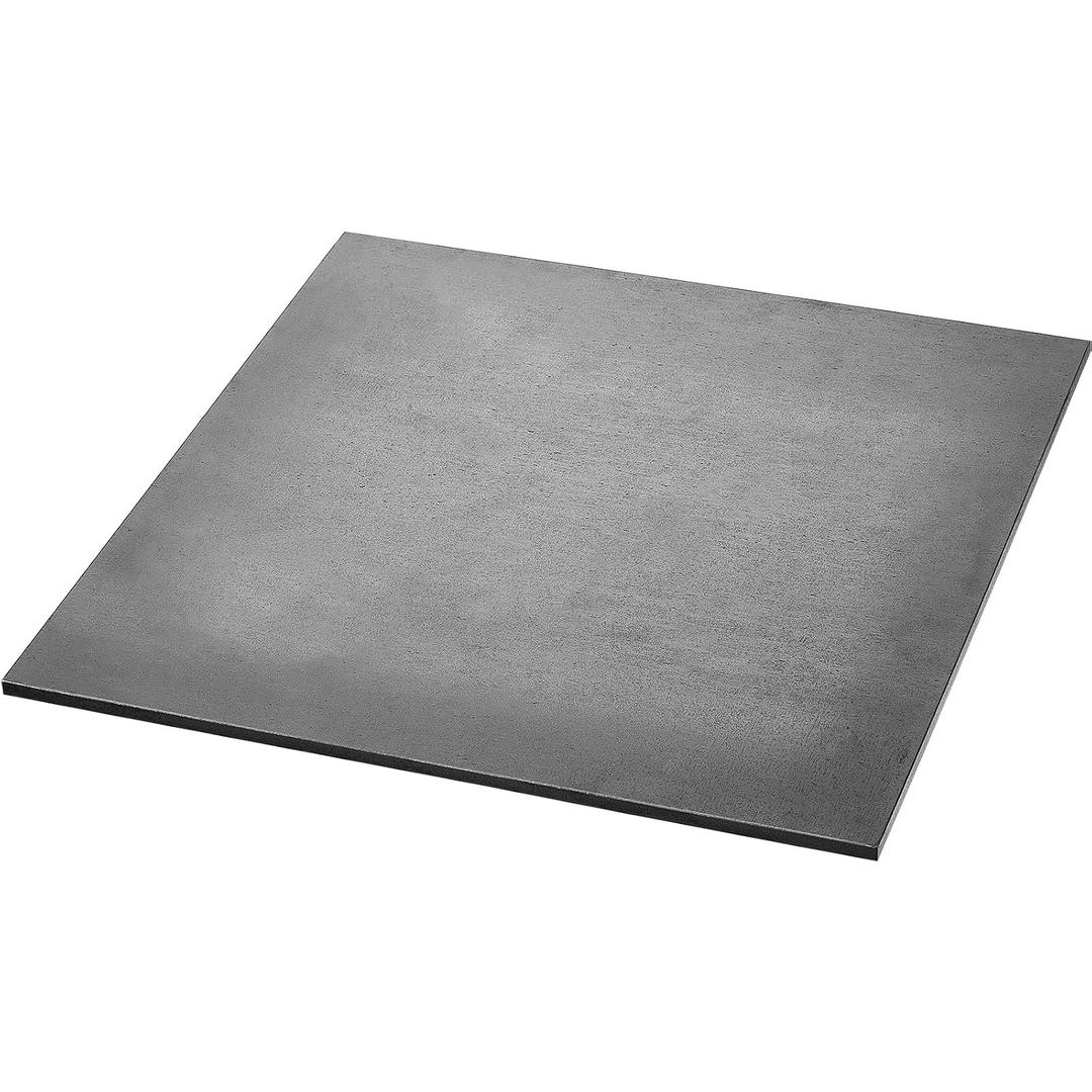 LEIFIDE 1/4 Hot Rolled Steel Plates, A36 Steel Base Plate, Weldable Metal Plates for Structural Support and Industrial Use(1 Piece,1/4 x 12" X 12")
