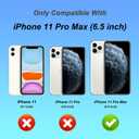 BITOBE Designed for iPhone 11 Pro Max, Cute 3D Butterfly Case Slim Plating Glitter Bling Luxury Cover for Women Girls Protective Camera Protection Bumper 6.7" Silver