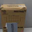 RESTMO 5-Piece Outdoor Waterproof Electrical Box Set 12.5" x 8.5" x 5" Large & 7.1" x 2.3" x 2.3" Small, Weatherproof Boxes for Power Strip, Outlet, Plug, Socket, Timer, Holiday Light, Almond