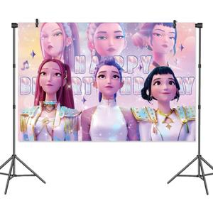 Cute Cartoon Backdrop, Anime Birthday Backdrop, Birthday Party Photo Backdrops, Top Choice for Photography