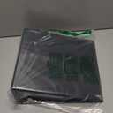 3 Ring Binders, 5" Capacity D-Rings, 8.5" x 11" Presentation Folder with Pockets, Durable Non-Stick Clear Cover for Documents, Files, Projects (Black)