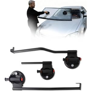 Windshield Installation Tool (Vacuum Chuck with Pressure Display), Auto Windshield Glass Installation Removal Tools, Suction Cup Holder for Replacing Car Windshields