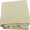 Waterproof Patio 3 Person Swing Cushion Cover Set Replacement,Foldable Durable Cloth Easy Installation and Disassembly59.1 x 19.7 x 3.9in(Beige)