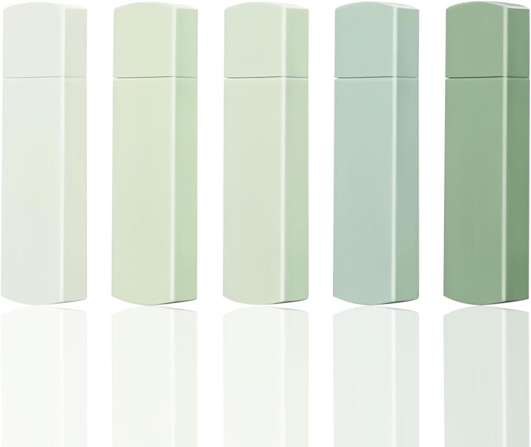 Huakaile 6 Pack Cute White Out Correction Tape with Gradient Color, Aesthetic White Out Strip Tape Pen, Whiteout Tape Eraser for Writing Note-taking Learning School Office Supplies (Green) (Green)
