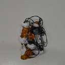 JOYIN Halloween String Lights Decorations, 19.7FT 30 LED Battery Operated Ghost Pumpkin 3D String Light with 8 Lighting Modes for Home Indoor Outdoor Halloween Party Decor(Orange/White Color)