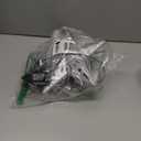 Wninbu Christmas Tree Topper Star Lighted with 6 Projection Modes,Christmas Star Tree Topper Projector Built-in LED Rotating Lights,3D Glitter Dynamic Projector Party Christmas Decorations (Silver)