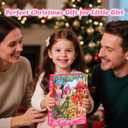 Baljinder 2025 Advent Calendar with Doll, 12 Surprise Accessories Including Clothing Glasses Hand Bags & High Heels, Kids Advent Calendar for Girls Ages 4-7, Holiday Party Birthday