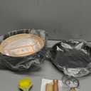 Cast Iron Dutch Oven for Bread Baking, 5 QT Pre-Seasoned Pot with Skillet Lid, Includes Sourdough Bread Baking Supplies, Cast Iron Pot for Frying, Braising, BBQ (Black)